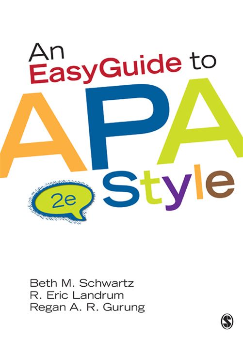 An Easy Guide to APA Style (Easy Guide Series) cover